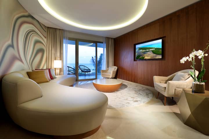 Guest room at the TRS Coral Costa Mujeres, a Registry Collection Hotel in Cancun, Other than US/Canada