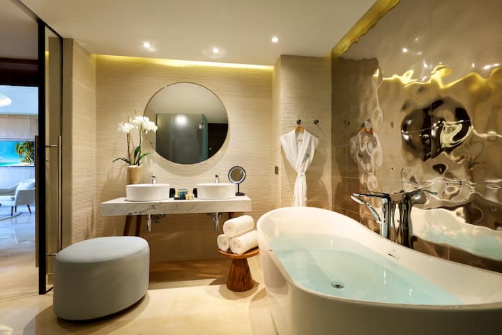 Guest room at the TRS Coral Costa Mujeres, a Registry Collection Hotel in Cancun, Other than US/Canada