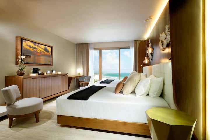 Guest room at the TRS Coral Costa Mujeres, a Registry Collection Hotel in Cancun, Other than US/Canada