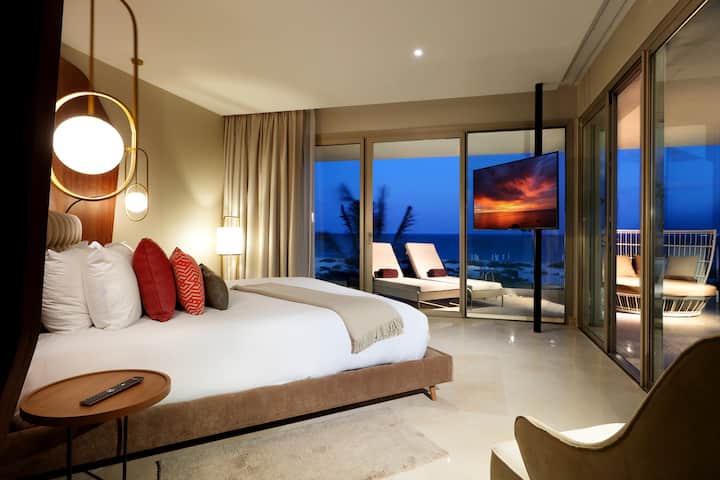 Guest room at the TRS Coral Costa Mujeres, a Registry Collection Hotel in Cancun, Other than US/Canada