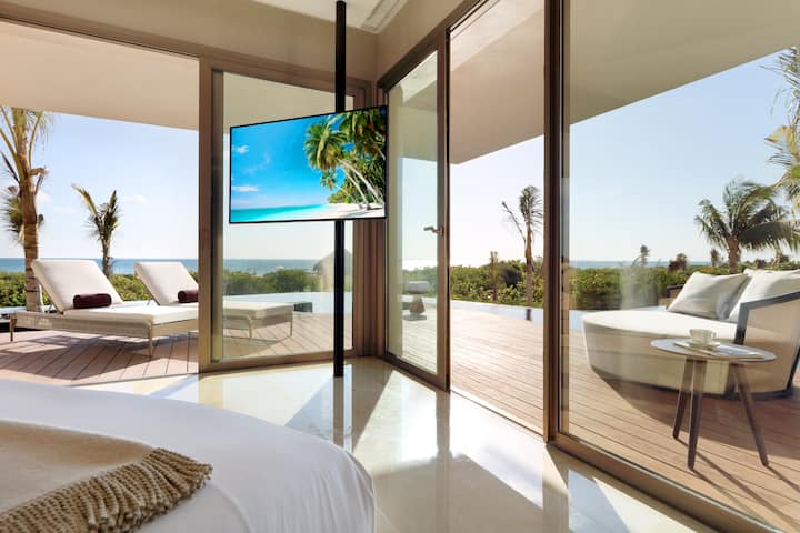 Guest room at the TRS Coral Costa Mujeres, a Registry Collection Hotel in Cancun, Other than US/Canada