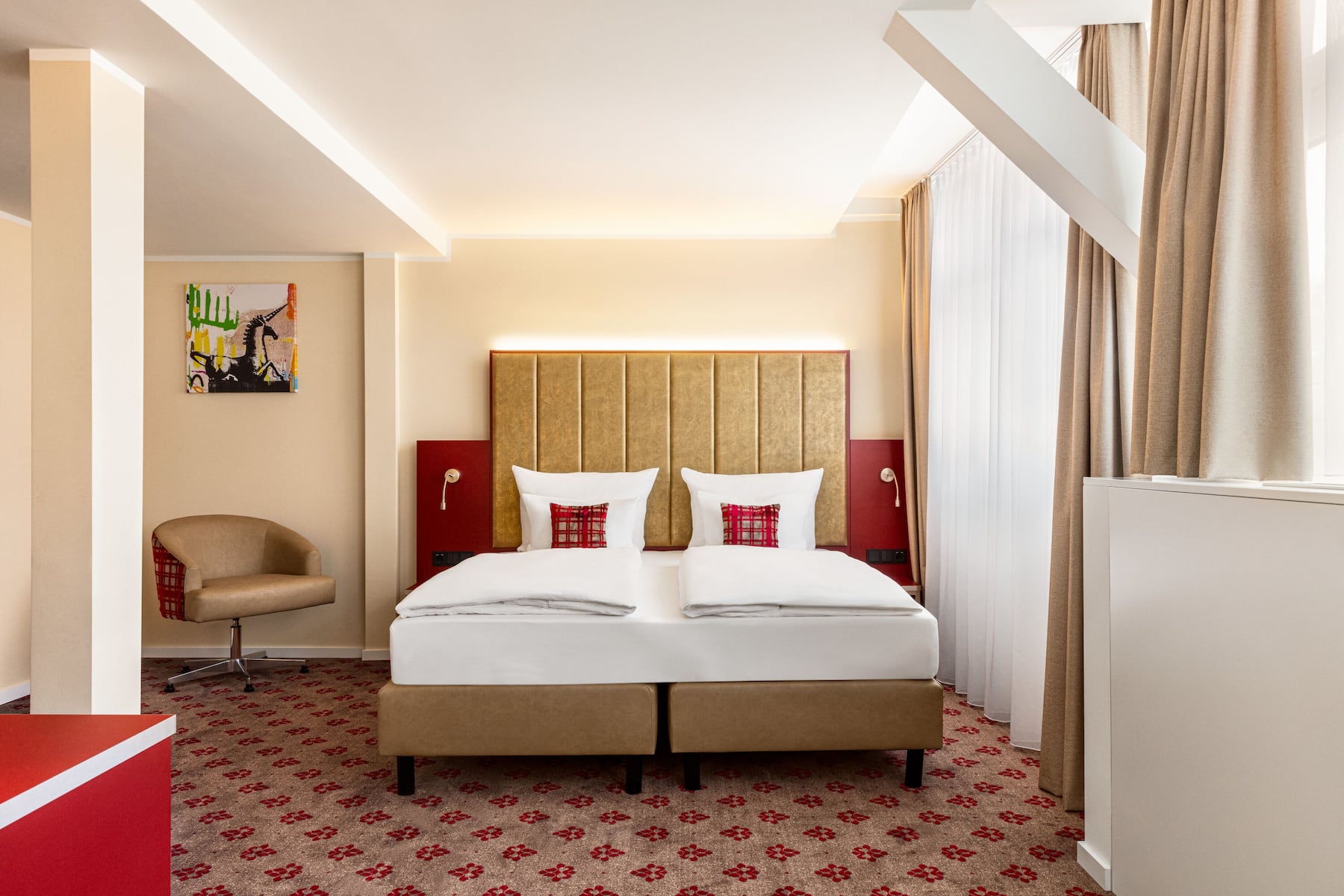 Guest room at the Amedia Plaza Speyer, Trademark Collection by Wyndham in Speyer, Other than US/Canada