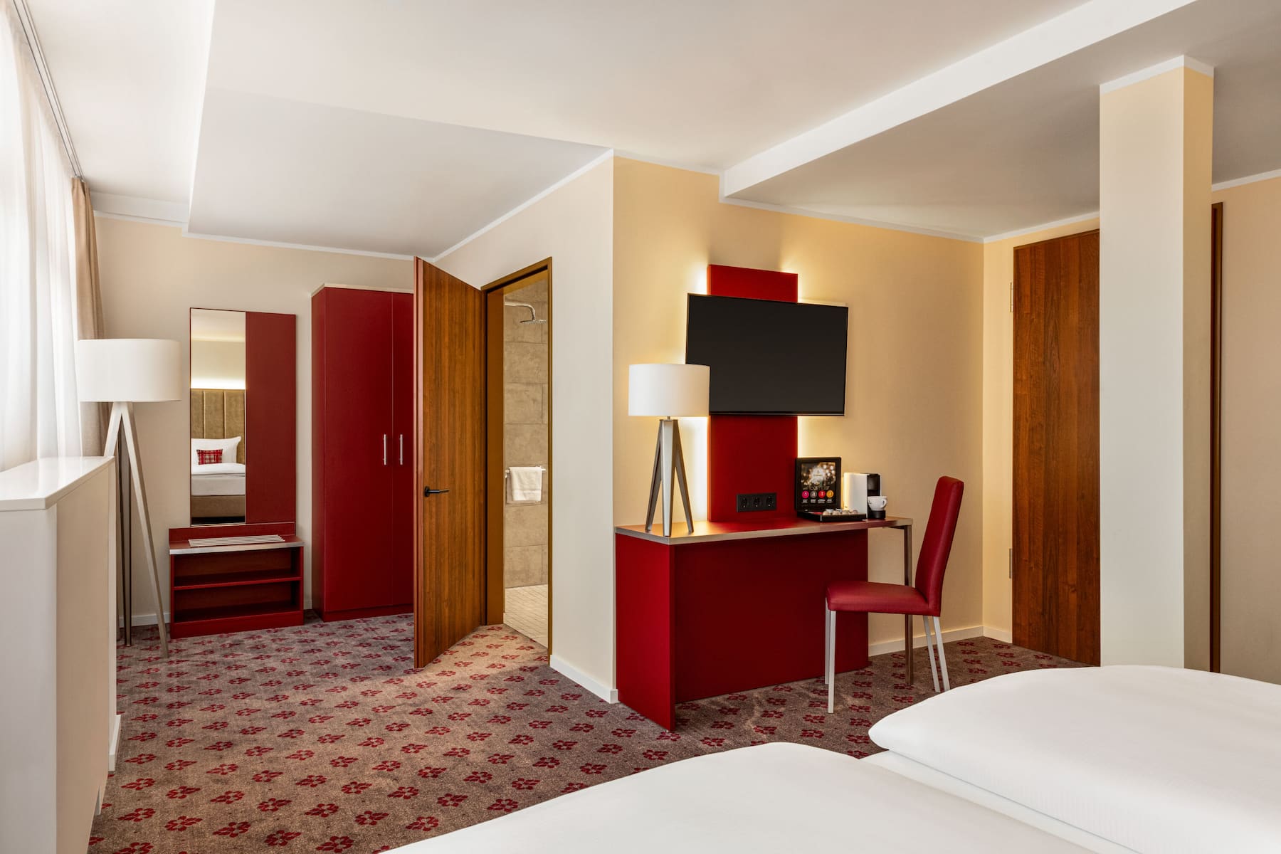 Guest room at the Amedia Plaza Speyer, Trademark Collection by Wyndham in Speyer, Other than US/Canada