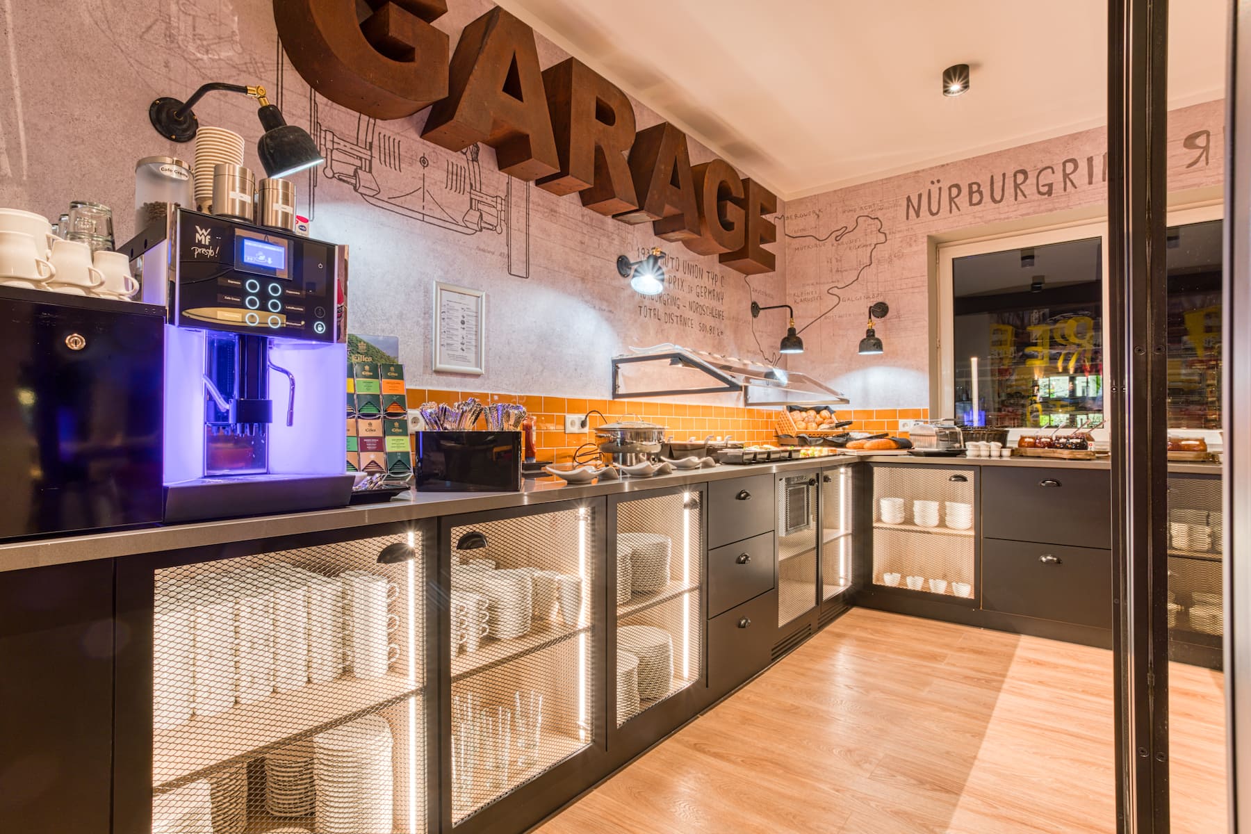 Vienna House Easy by Wyndham Ingolstadt restaurant breakfast area with seating in Ingolstadt, Other than US/Canada